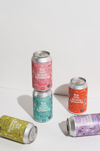[12_BRA_MIX_354] Bravía Kombucha x 12 unidades 354ml- Mix Sabores